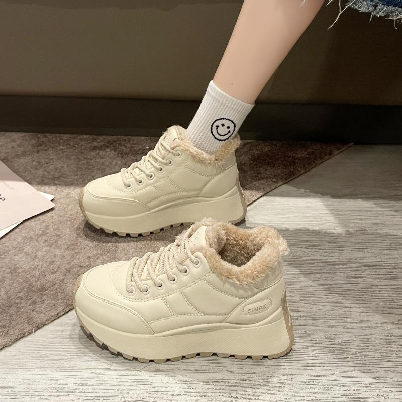 Forrest Gump Shoes Women's 2025 Winter Autumn and Winter Velvet Versatile Platform Student Non-slip Casual Sports Shoes GM6601