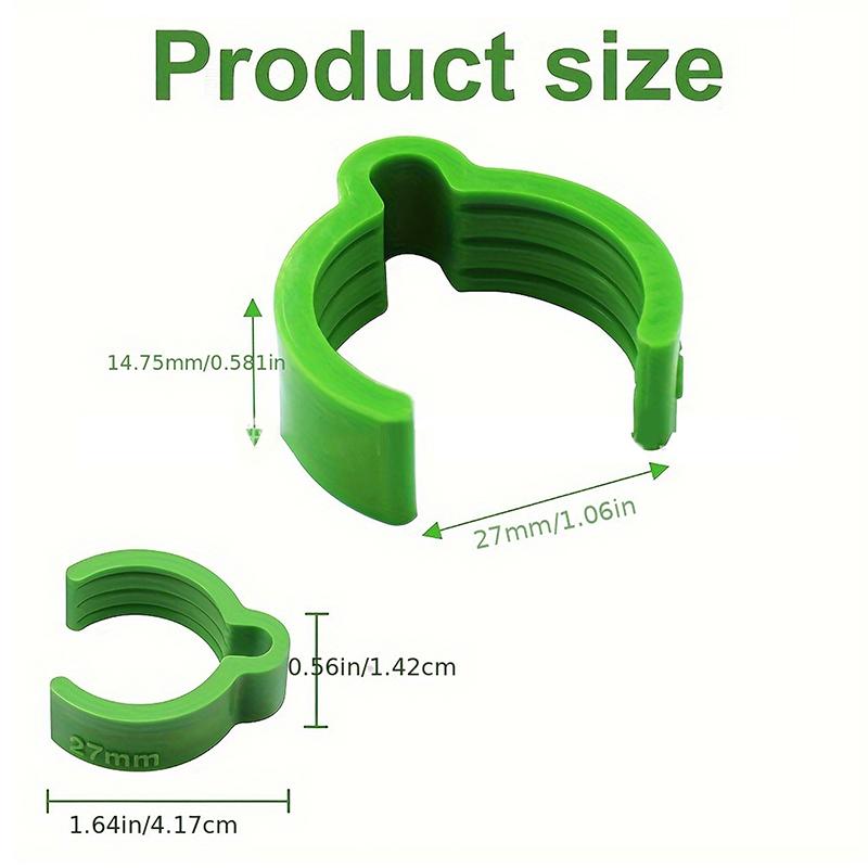 Set Coliere Plastic 27mm Clip Suport Cablu și Furtun Aspirator 10 Bucăți