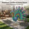 New Metal Peacock Statue for Garden Decoration