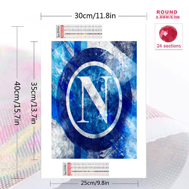 Napoli Pattern 3pcs 100% Round Full Drill 5D DIY Diamond Painting Embroidery Cross Stitch Rhinestone Décor