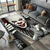 Horror Movie Chucky Pennywise Halloween Saw Character Carpet Rug for Living Room Bedroom Home Sofa Decoration,Non-slip Floor Mat