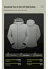 Men's and Women's Soft Shell Mountaineering Jacket, Three-in-One with Detachable Fleece Liner, Water-Repellent, 2026 Model.