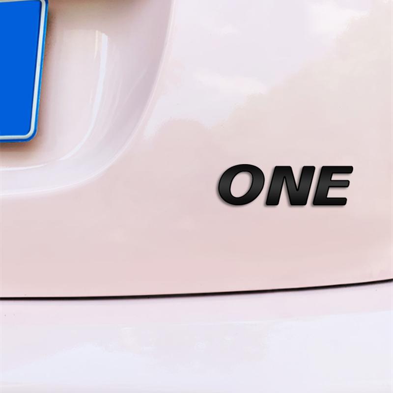 Kovové logo pro MINI ONE COOPER Odznak s písmeny 3D samolepky Znak na kufr Samolepka Autopříslušenství Nápis Dekorace Styling auta