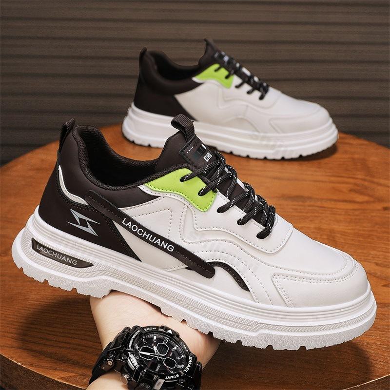 

Мода Мужская Мода Тренд Универсальные Низкие Повседневные Туфли на Толстой Подошве 2025 Осень Новые Удобные Нескользящие Нишевый Дизайн Массивные кроссовки 39 коричневый