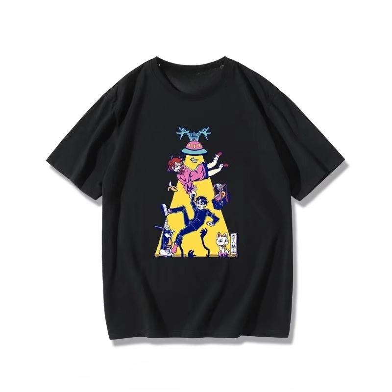 Dandadan Momo Ayase Ken Takakura Okarun Yukinobu Tatsu Anime Manga Graphic Print Y2K Streetwear Unisex Short Sleeve Crew Neck