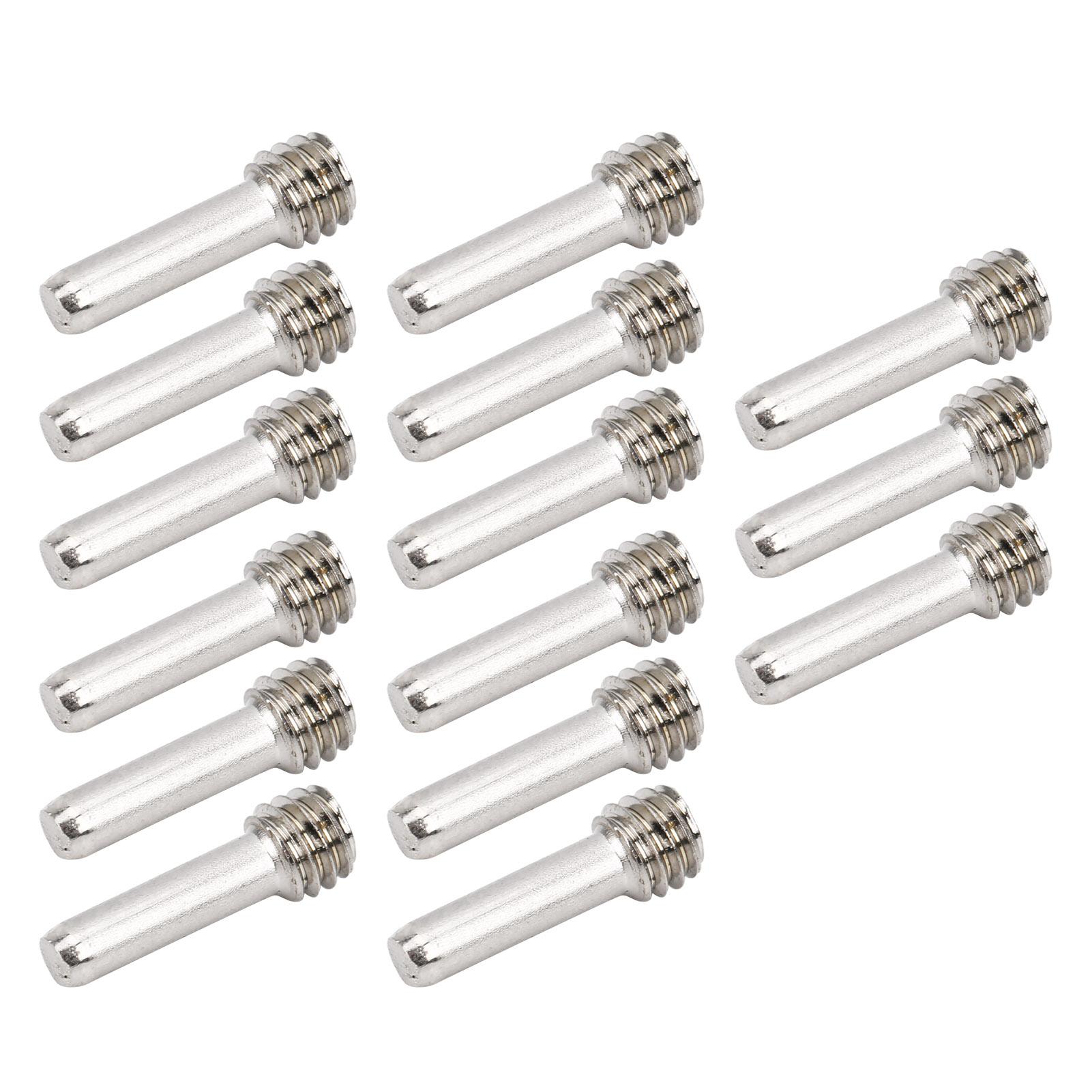 

15Pcs M4 Hex Screw Set Stainless Steel Headless Fasteners for RC Car Silver