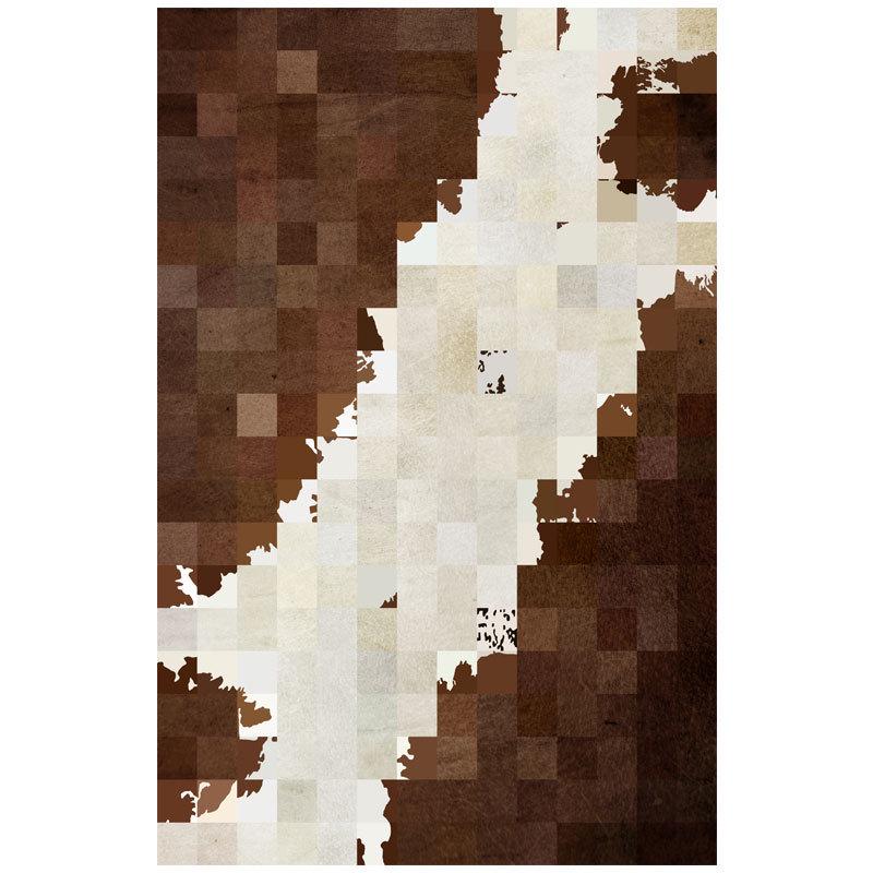

Wear-Resistant Nordic Imitation Cowhide Carpet for Living Room or Bedroom 160x230 cm