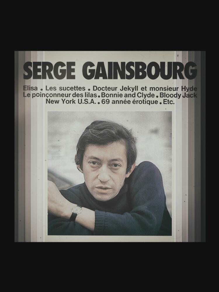 Serge Gainsbourg Album Serge Gainsbourg 1974 Classic T-Shirt