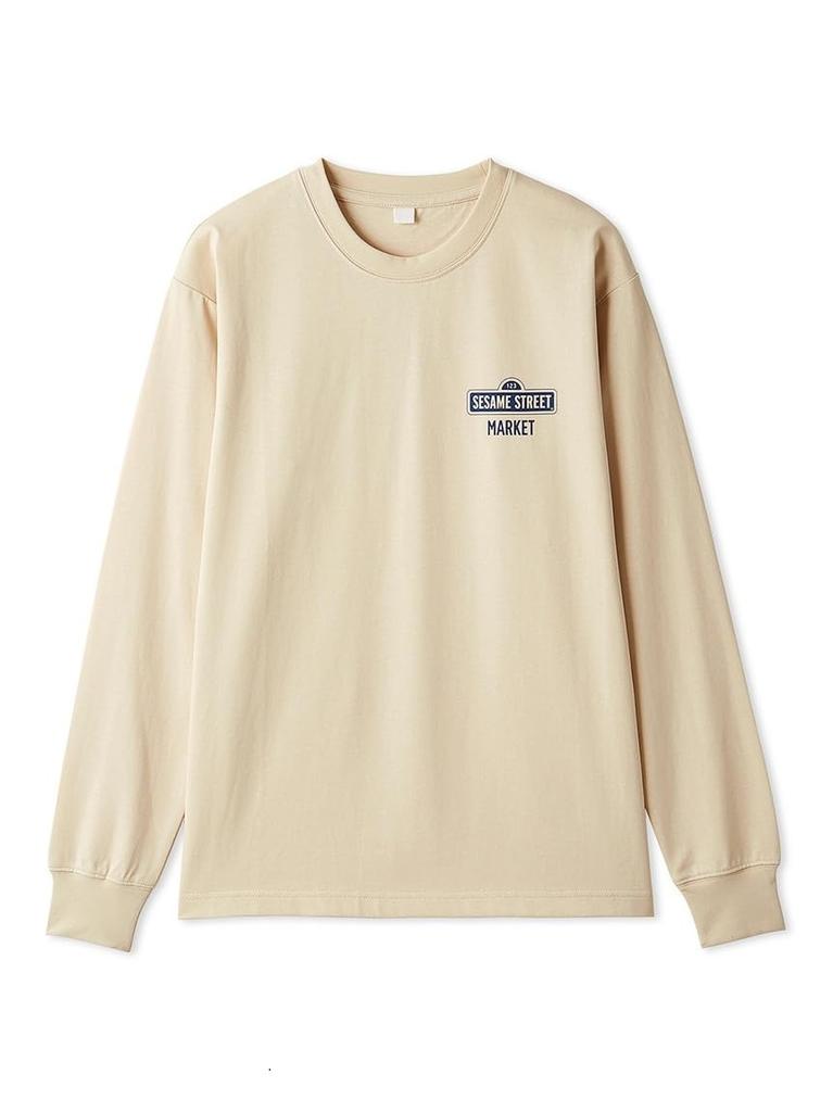 [Sesame Street Market] [SWEETS] WAFFLE Long T-Shirt SSMUCT256432BEGM