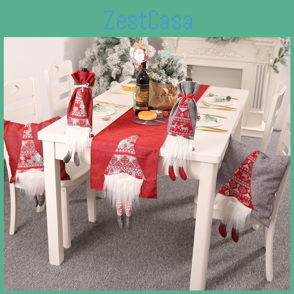 Festive Christmas Table Runner With Rudolph Design For Holiday Dining Decor