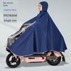 Raincoat for Electric Bikes and Motorcycles, Single or Double Person, Men's and Women's Models, Enlarged Size, Long Full-Body Rain Poncho for