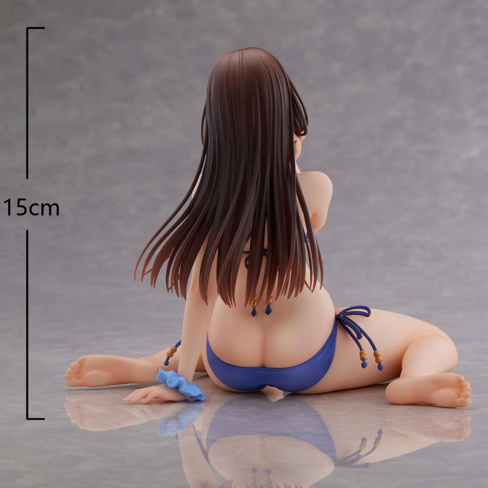 

Original illustration figurine Minazumi Kasane sitting action figures Minazumi figurine PVC Model Toys Ornament Statue Gift 15cm 15cm