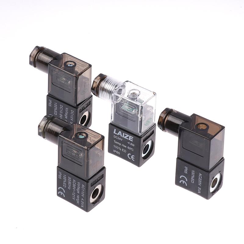 Dc12V Dc24V Ac110V Ac220V Solenoïdekleppen Spoel Met Led Voor Solenoïdeklep 3V110 4V110