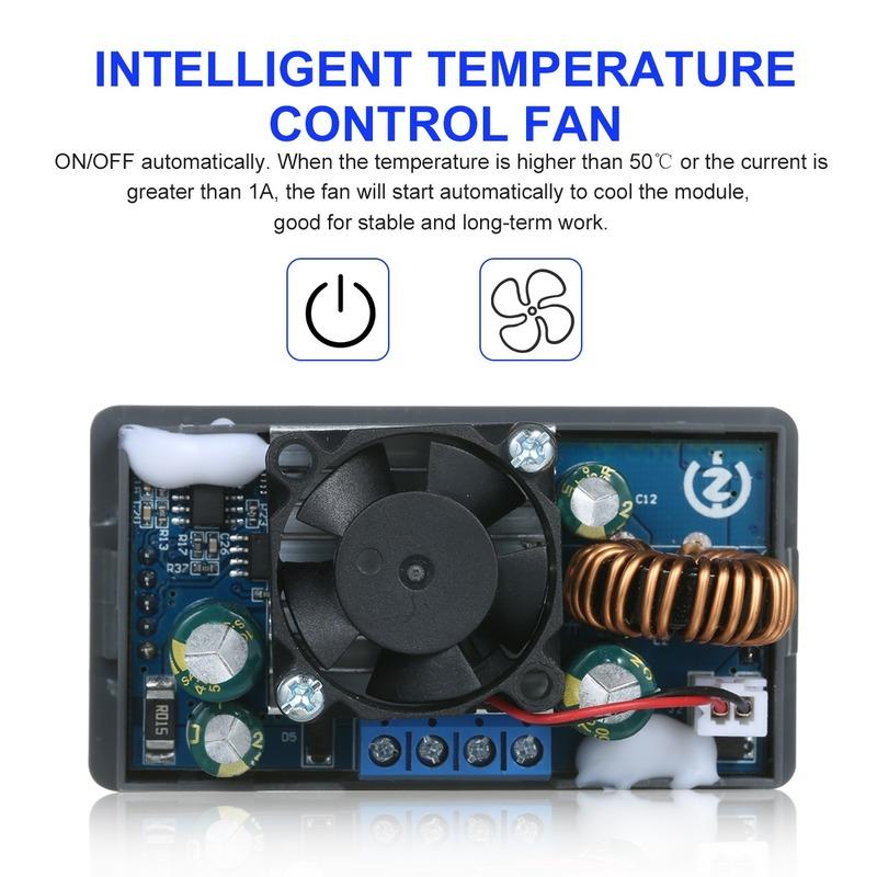 Dijital Kontrol Modülü 5A 80W Sabit Voltaj Akım Programlanabilir Güç Kaynağı Modülü Ayarlanabilir Voltaj Regülatörü Veri Depolama
