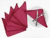 Vargottam Black Home Decor Parties Dinner Table Linen Re-Usable Napkins Set-Pack Of