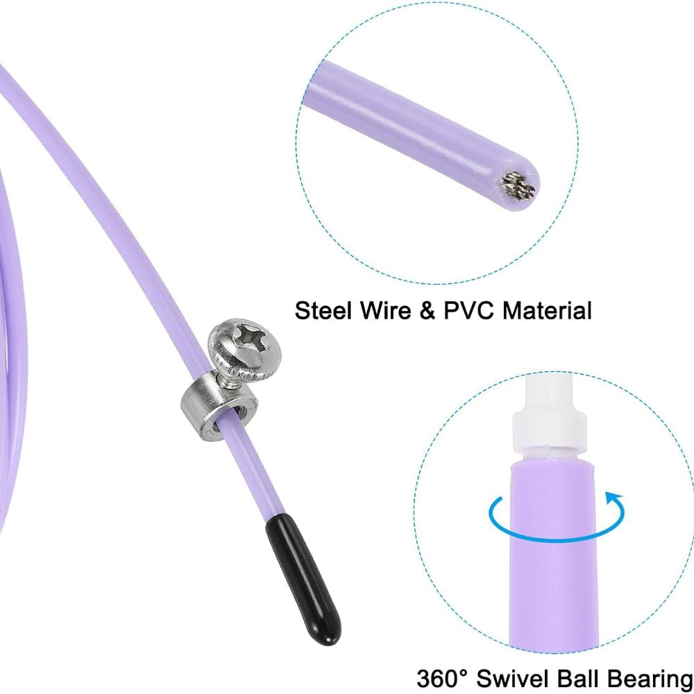 Speed Jump Rope, Adjustable Speed Skipping Rope Tangle-Free Fast Jump Rope
