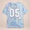 Mężczyźni kobiety Modny T-shirt z okrągłym dekoltem i krótkim rękawem ILLIT MINJU Fani Letni T-shirt Lekki Sportowy Codzienny T-shirt Oversizeowy Sportowy T-shirt