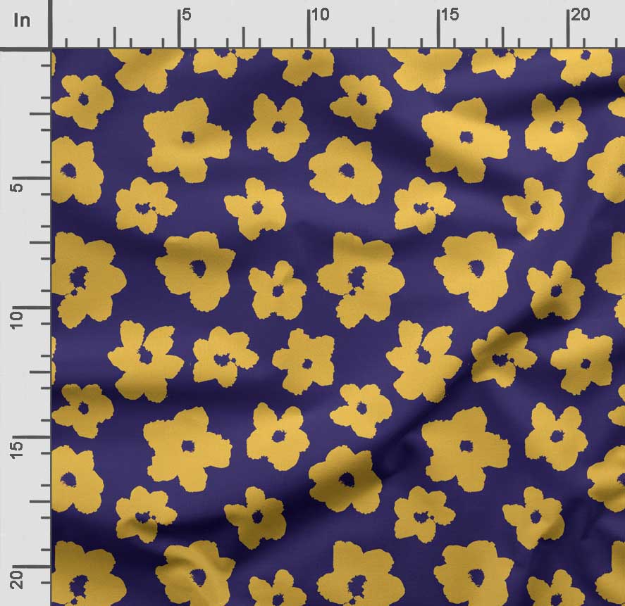 Soimoi Floral Print,  Cotton Cambric, Quilting Fabric Sold by The Yard 42 Inch Wide, Medium Weight Cotton Fabric,