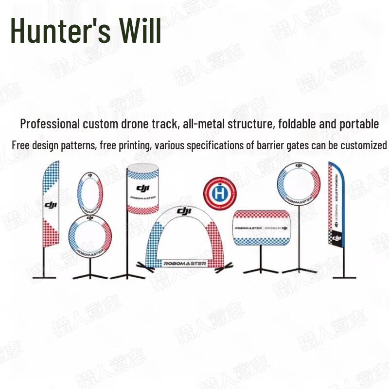 Hunter Will FPV Drone Racing Course Obstacles and Training Equipment
