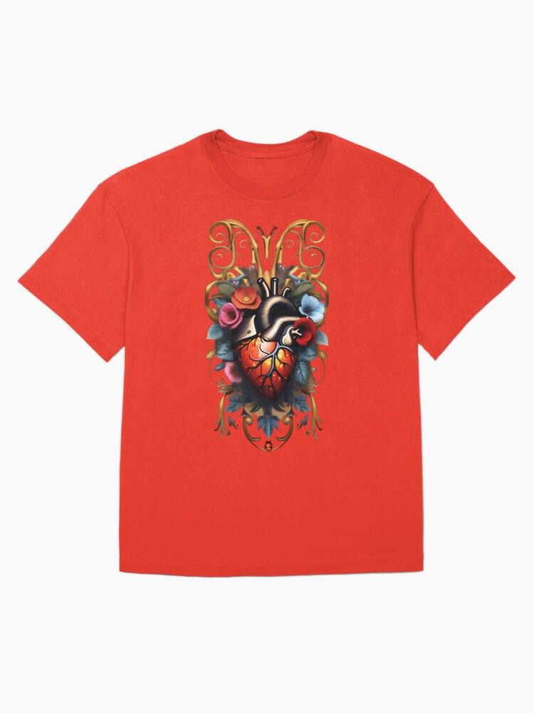 

Coração Floral Cyberpunk Cyberpunk Floral Heart TShirt 2026 Summer Mens Womens Luxury Fashion Cotton Oversized Tshirt Y2K S
