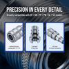 C Type Quick Connector Pneumatic Fitting Hose Coupler Plug High Pressure Durable Socket for Air Tool Maintenance