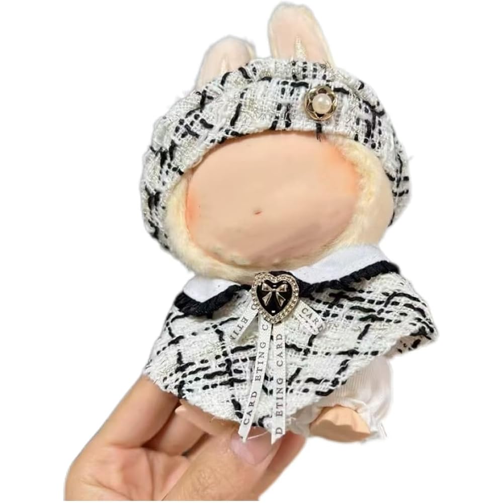 

Lovebu 17cm Crochet Doll Clothes Set Cute BJD SD Accessories for 1st and 2nd Generation Dolls