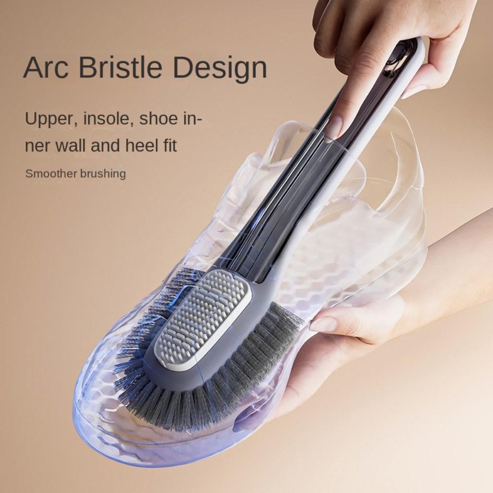 Long Handle Cleaning Brush Double-sided Circular Washing Clothes Brush  Kitchens