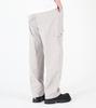 Beoteunseoul Elastic String Cotton Pants (Light Gray)