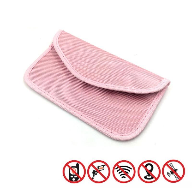 Faraday Cage Signal Blocker Case Blocking Bag Phone Car Key Keyless RFID Safe Fob Pouch Automobiles Interior Accessory