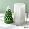 DIY Mini-Weihnachtsbaum Silikonform Antihaft für Epoxidharz Aroma-Kerze Gips Haus Weihnachtsdekoration Herstellungszubehör