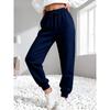 Multicolor Autumn Solid Color Womens Sweatpants Fleece Casual Unisex Long Pants Sportspants Woman