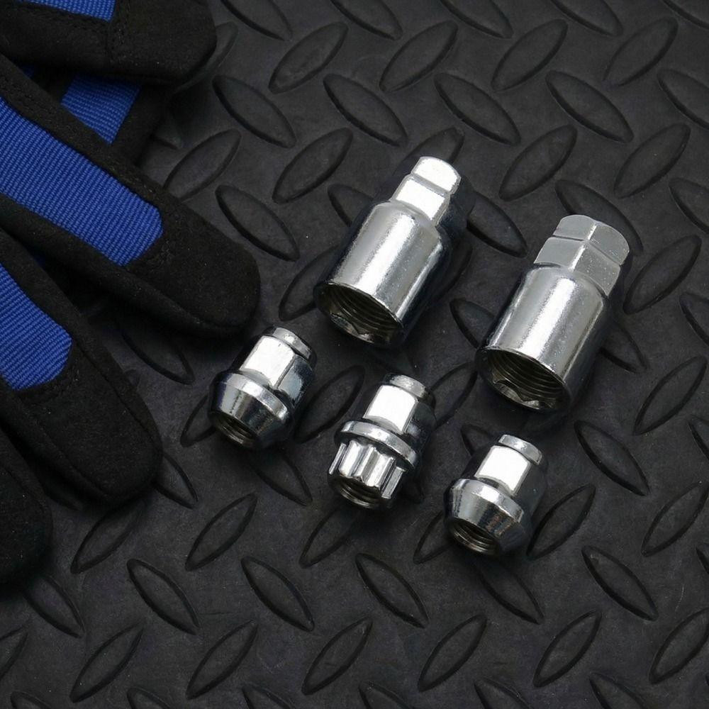 M12x1.5 Wheel Lock Nuts 4 Wheel Set Locking Wheel Nuts Wheel Locks Lug Nuts Set  Wheel Protection