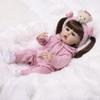 KEIUMI 22 Inch Reborn Baby Doll Full Body Silicone Vinyl Realistic 3D Skin Newborn Girl Toy Children Birthday Gift