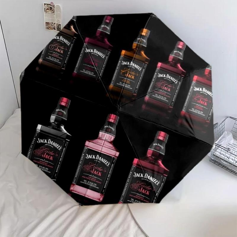 Jack Daniel's Legacy Automatic Umbrella - Suitable Travel Outdoor Portable Umbrella Birthday Gift Daily Essentials