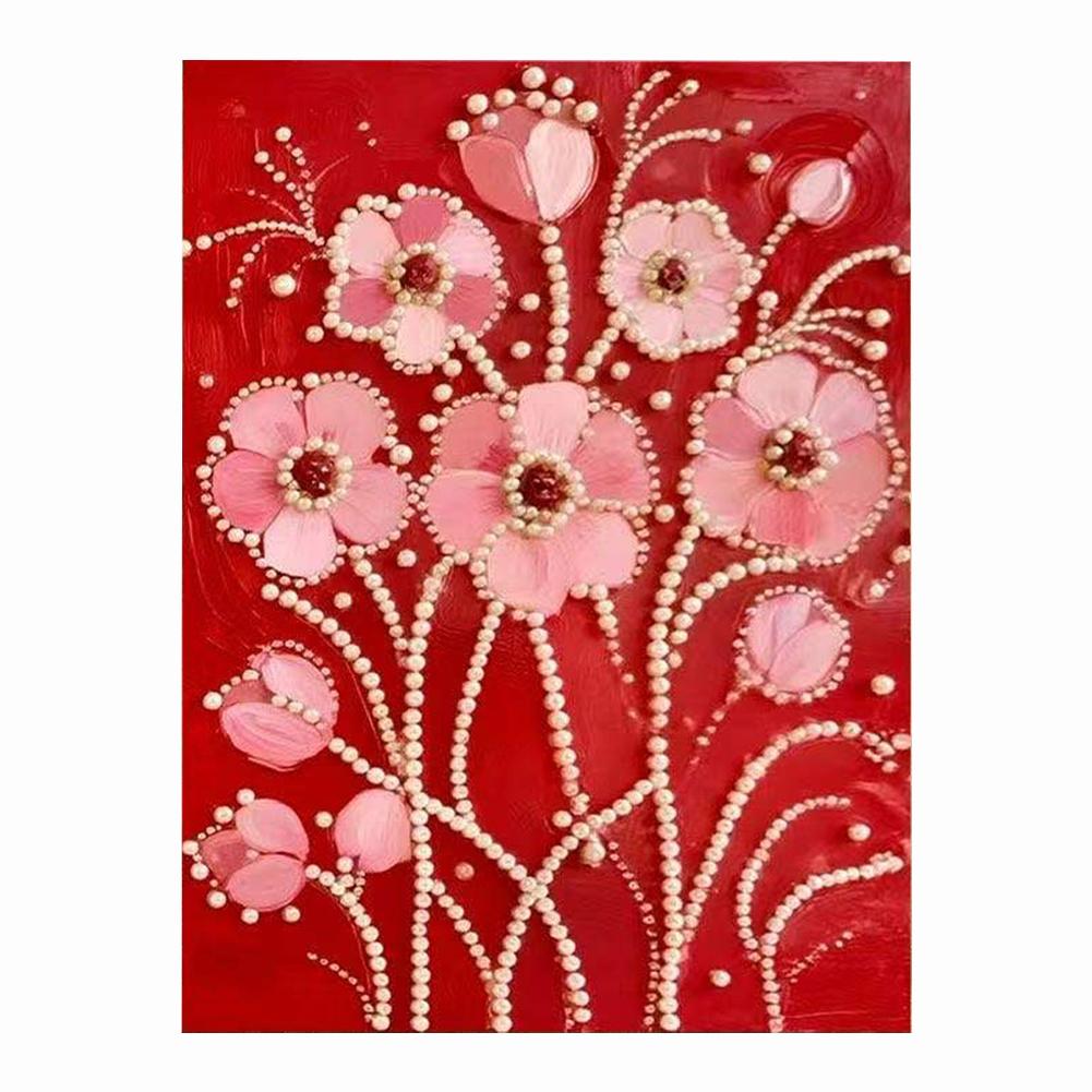 

DIY Pearl Diamond Dots Paintings Picture Arts Craft with Frame 11.81x15.75in for Adults Beginners Gem Art