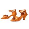 Mid Heel Women's Girls Ball Party Latin Salsa Tango High Heel Dancing Shoe Slip Dance Shoes Heeled 5CM