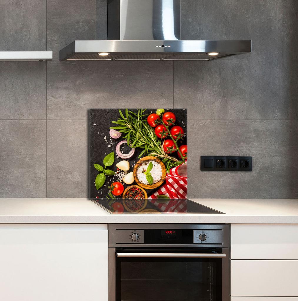 PANEL SZKLANY DO KUCHNI 65x60 Jedzenie