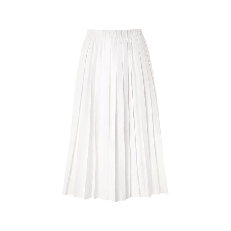 Women s Casual Pleated A-Line Skirt S