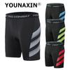 Herre Trykk Yoga Løping Sportsshorts Gym Fitness Trening Tights Basketball Undertøy Badeshorts Hurtigtørkende S M L XL 2XL 3XL