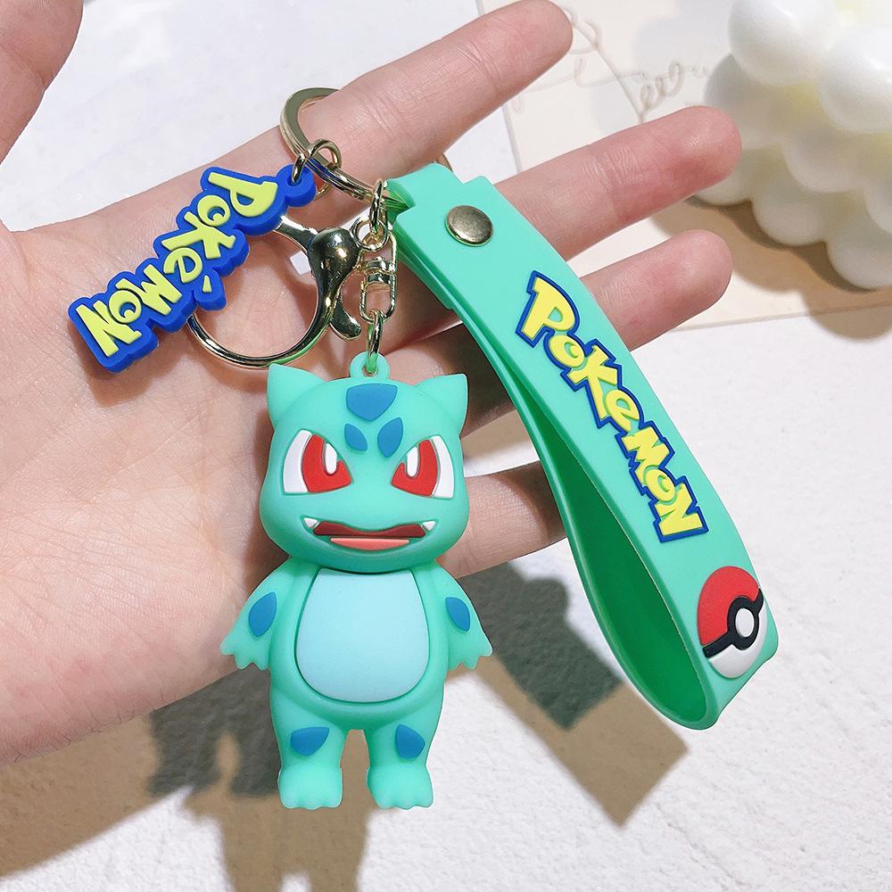 85 Styles Pokémon Pocket Monster Keychain Bag Decor Pikachu Desk Ornaments Car Key Chain Accessories Small Gift Between Friends