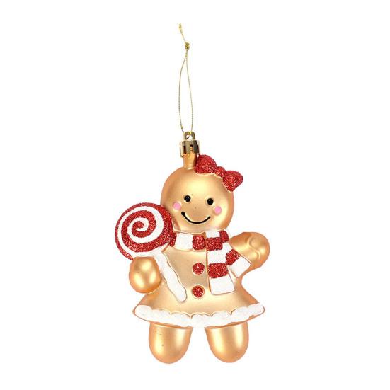 

Пряничные человечки, елочные украшения, пластиковые пряничные мальчики/девочки, подвесные украшения с мятными конфетами для дерева, домашнего декора для вечеринки