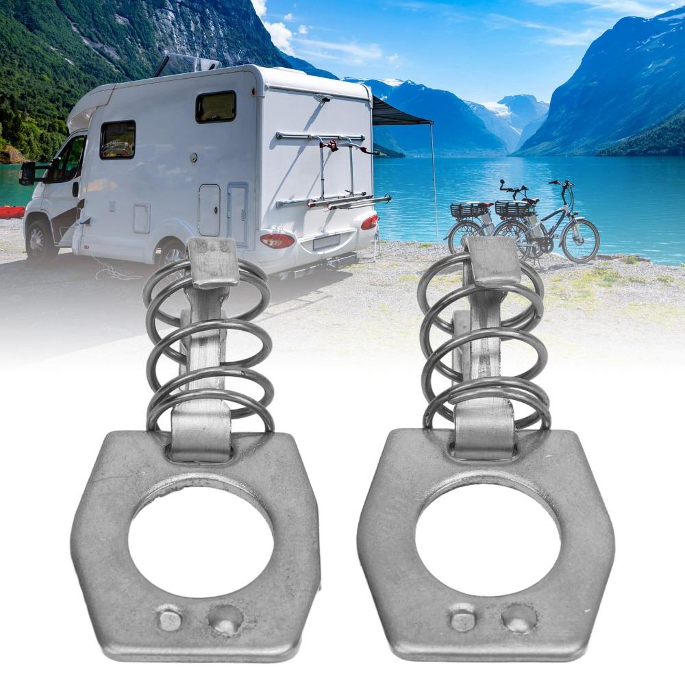 4 Pieces Latch Fastener Stainless Steel Water Heater Cam Lock Silver RV Camper Fastener Cam Fasteners RV Camper