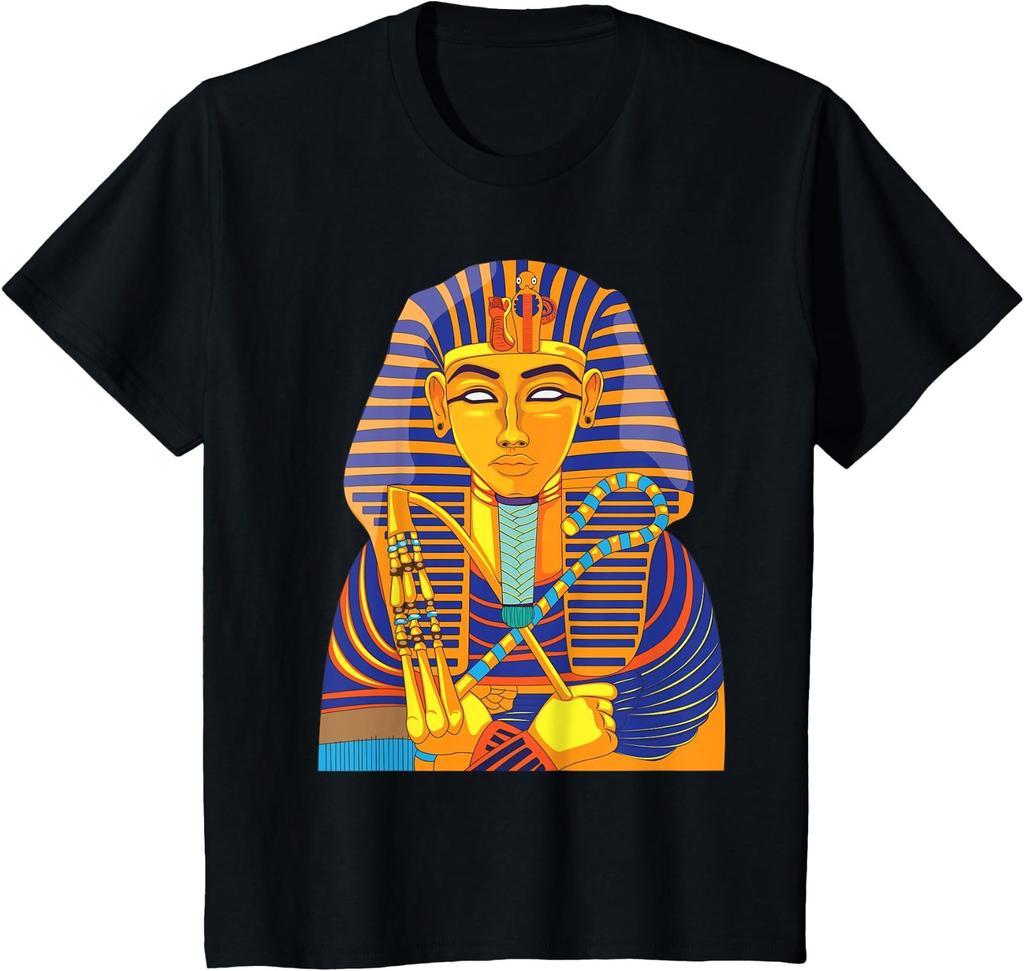 King Tut Pharaoh Shirt Tutankhamun Geek History T-Shirt