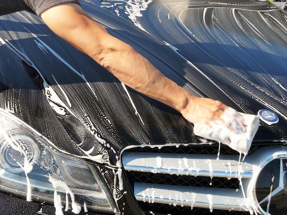 Nano Just Wash Your Car and with All Cleaner One Shampoo 400ml Wash Sponge [Hybrid Glass] It'll Shine! [Compatible Colors] Shampoo/Quick [Car