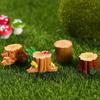 ZAKKA Creative Resin Tree Stumps for Moss Micro Landscaping Ornaments