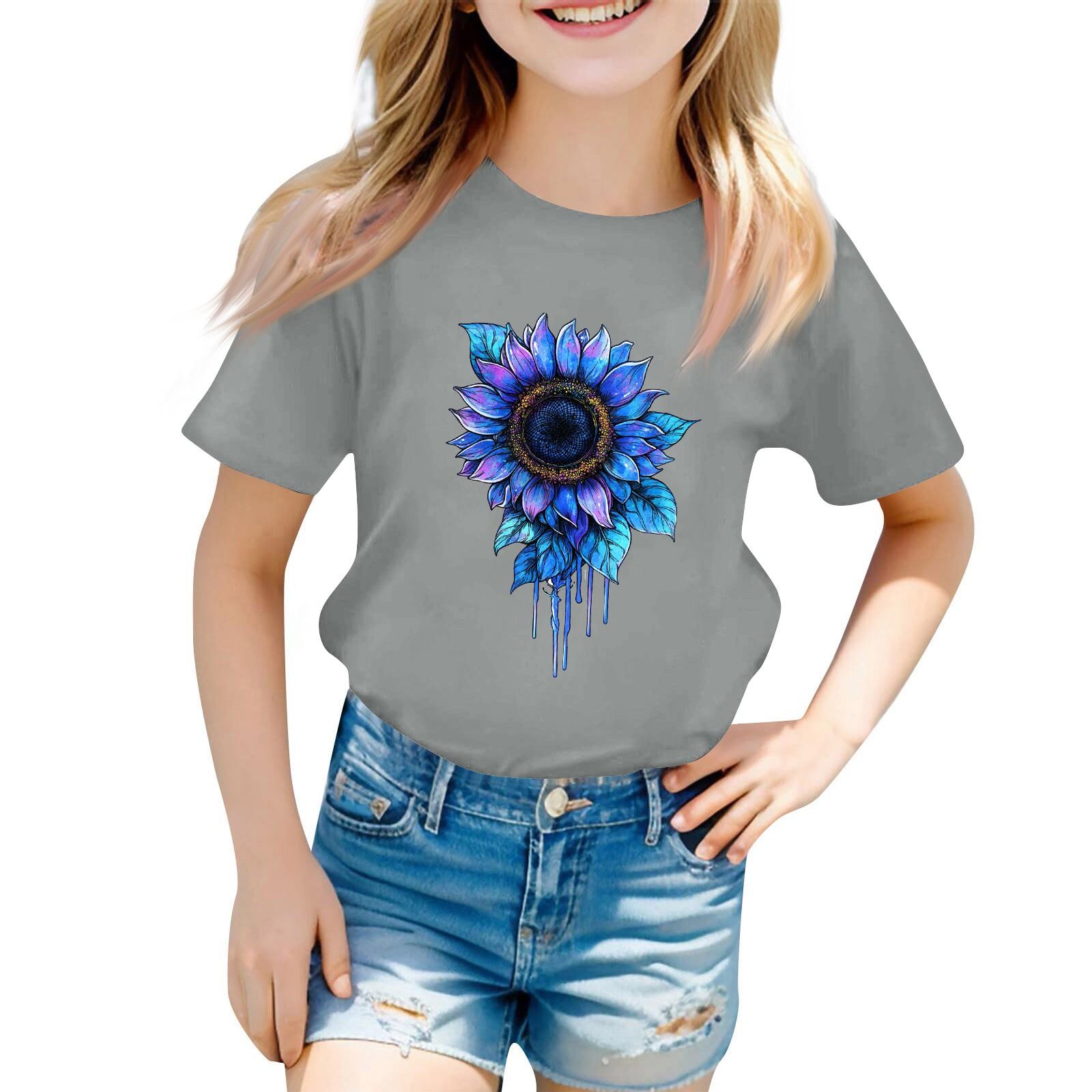 

Детская повседневная футболка с круглым вырезом и короткими рукавами с принтом и надписью «Топ» 120