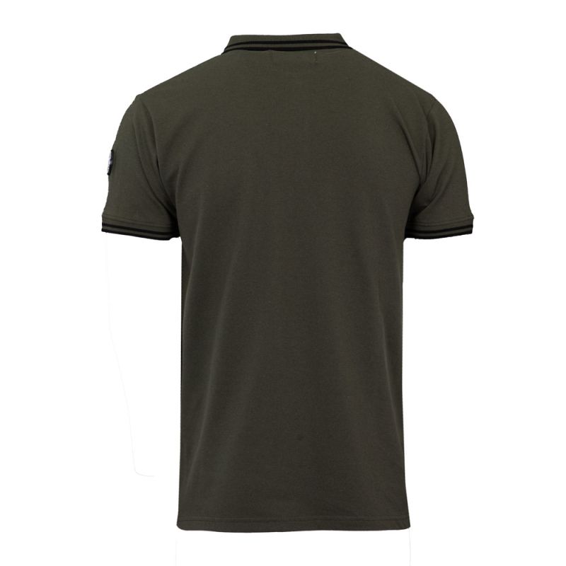 Polo Albus coton avec liserés colorés Homme CHEVIGNON