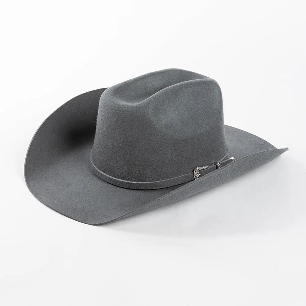 Big Size Wome Men Black Real Wool Fedora Blue Hot Pink  Western Cowboy Hat Gentleman Jazz Sombrero Hombre Cap Dad Cowgirl Hats