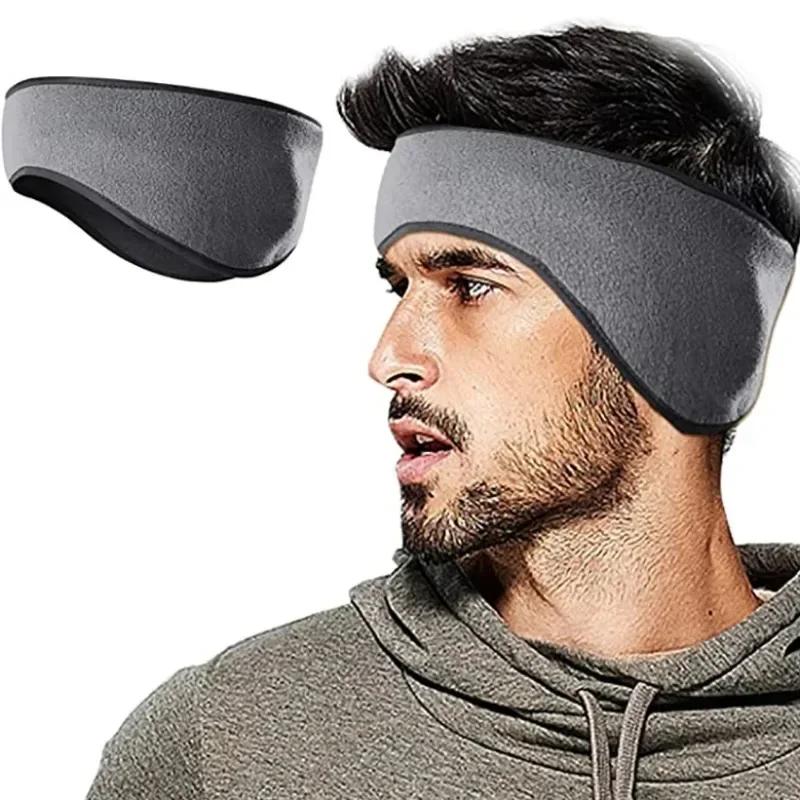 Unisex Winter Ohrwärmer Stirnband Outdoor Sport Radfahren Ohrenschützer Kaltes Wetter Ski-Muffs Rutschfestes Fleece Ohrenabdeckung für Damen Herren