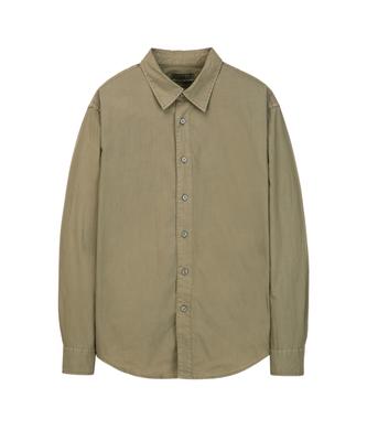 IL CORSO Garment-Dyed Relaxed Shirt Khaki Iesh5F002K2